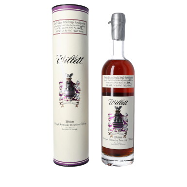 View full screen - View 1 of Lot 5467. Willett Family Estate Single Barrel Bourbon 23 Year Old 107.6 proof NV (1 BT75).