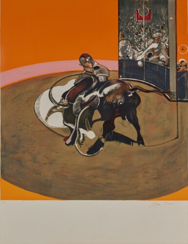 View full screen - View 1 of Lot 123. Étude pour une Corrida, after Study for Bullfight No. 1 (Sabatier 10).