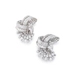 Paire de clips diamants | Pair of diamond clips