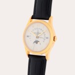 Reference 5050J | A possible unique yellow gold perpetual calendar wristwatch with retrograde date, moon phases, leap year indication and Breguet numeral dial | Circa 2008