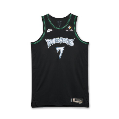 View full screen - View 1 of Lot 53. Joe Ingles Minnesota Timberwolves 2025-2026 Game Issued Classic Edition Jersey.