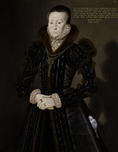 View full screen - View 1 of Lot 7. Portrait of Joan Thornbury, Mrs Richard Wakeman | 《瓊・桑伯里,理查德・韋克曼夫人肖像》.
