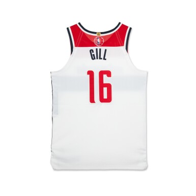 View full screen - View 1 of Lot 211. Anthony Gill ‘Canada Series’ Washington Wizards 2024-2025 Game Worn Association Edition Jersey .