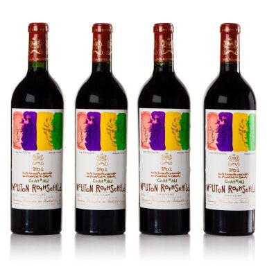 View full screen - View 1 of Lot 326. Château Mouton Rothschild 2001 (4 BT).