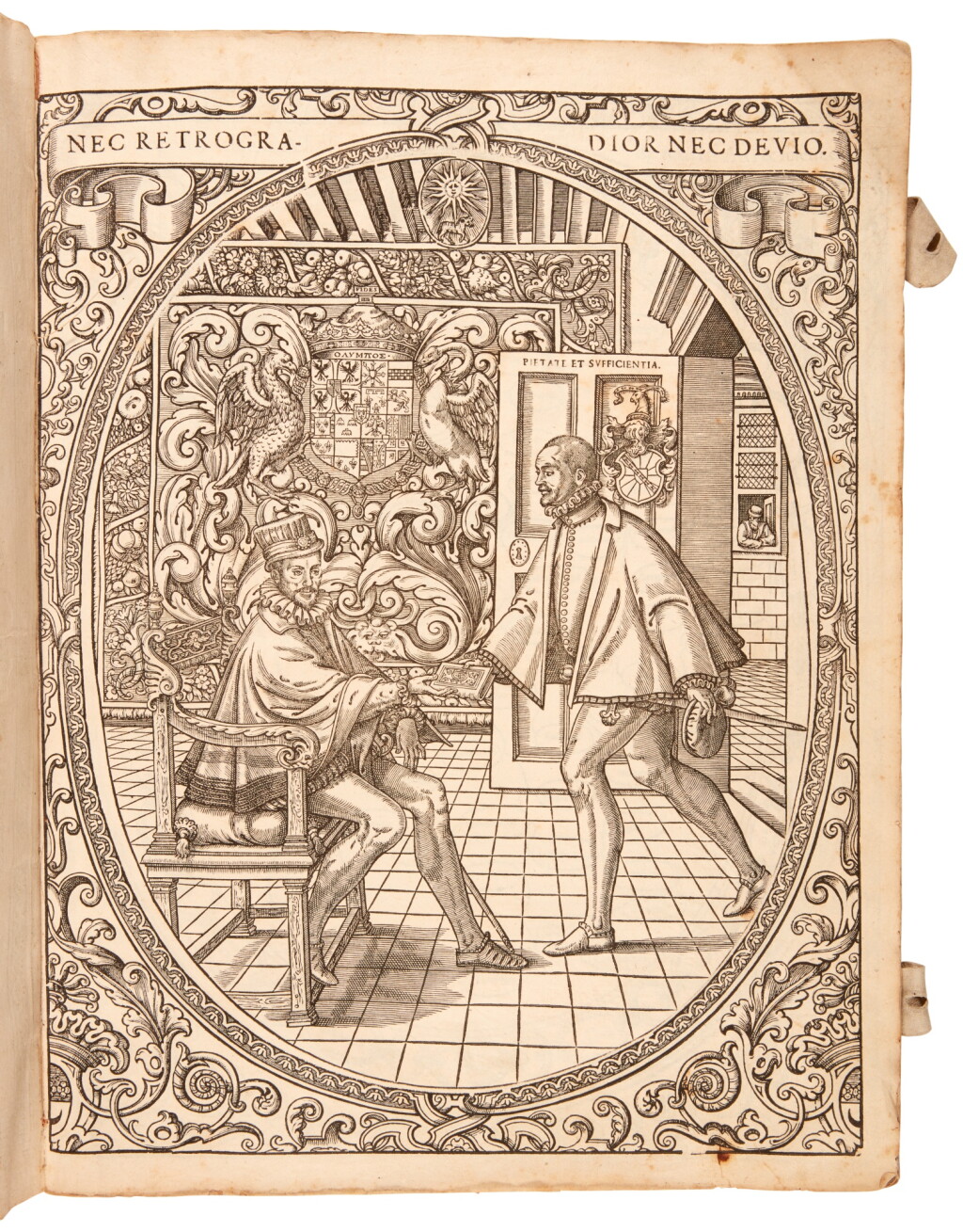 View full screen - View 1 of Lot 1836. Savigny, Tableaux, Paris, 1587, contemporary limp vellum.