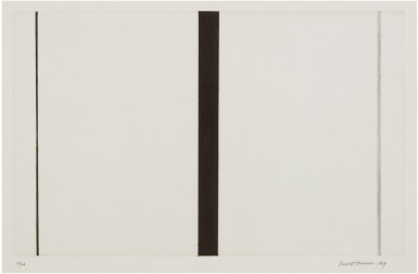 View full screen - View 1 of Lot 204. BARNETT NEWMAN | UNTITLED ETCHING 1.
