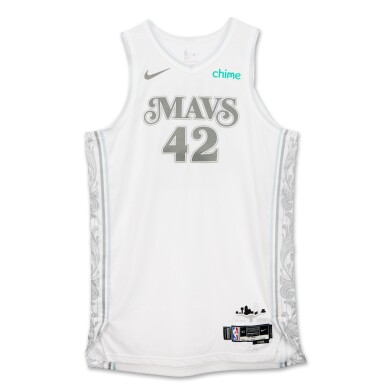View full screen - View 1 of Lot 99. Maxi Kleber Dallas Mavericks 2024-2025 Game Worn City Edition Jersey .