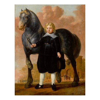 View full screen - View 1 of Lot 97. HERMAN DONCKER | A YOUNG BOY WITH HIS HORSE.