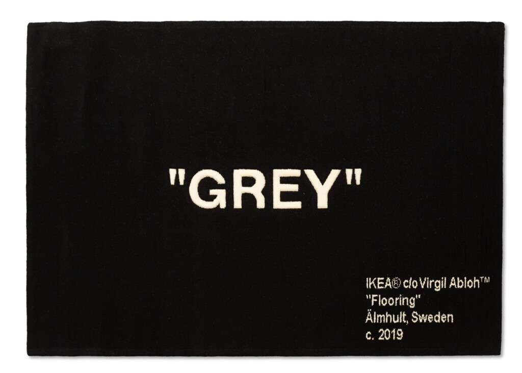 View full screen - View 1 of Lot 760. IKEA x Virgil Abloh 'GREY', 2018.
