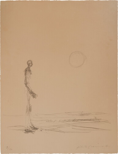 View full screen - View 1 of Lot 87. Man Standing and Sun (Lust 38) .