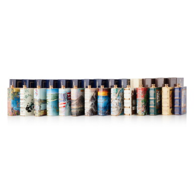 View full screen - View 1 of Lot 6684. Camus Book Decanters Mixed Lot NV (14 BT35).