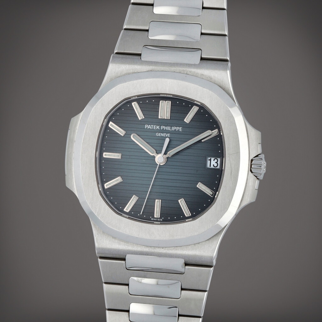 View full screen - View 1 of Lot 29. Nautilus, Reference 5711/1A-010 A stainless steel wristwatch with date and bracelet Circa 2017.