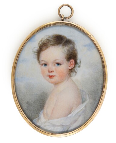 View full screen - View 1 of Lot 180. Portrait of a child.