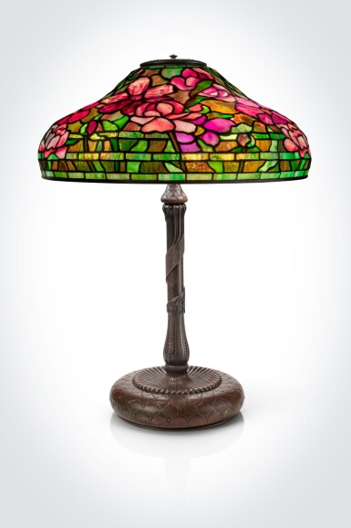 View full screen - View 1 of Lot 427. "Peony" Table Lamp.