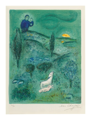 View full screen - View 1 of Lot 2. MARC CHAGALL | LAMON DISCOVERS DAPHNIS (M. 309; SEE C. BKS. 46).