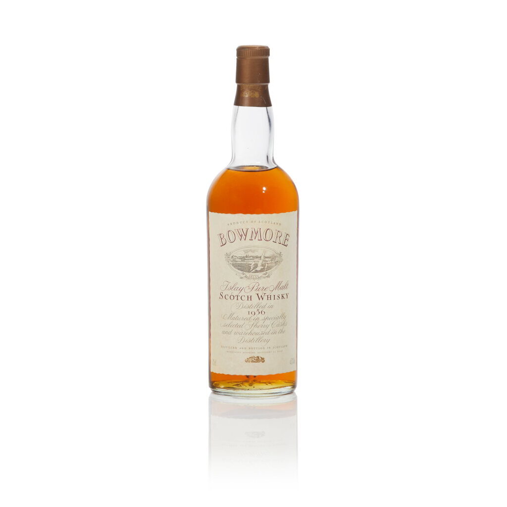 View full screen - View 1 of Lot 104. Bowmore Sherry Casks 43.0 abv 1956 (1 BT75).