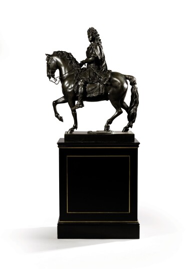 View full screen - View 1 of Lot 425. Louis XIV on horseback.