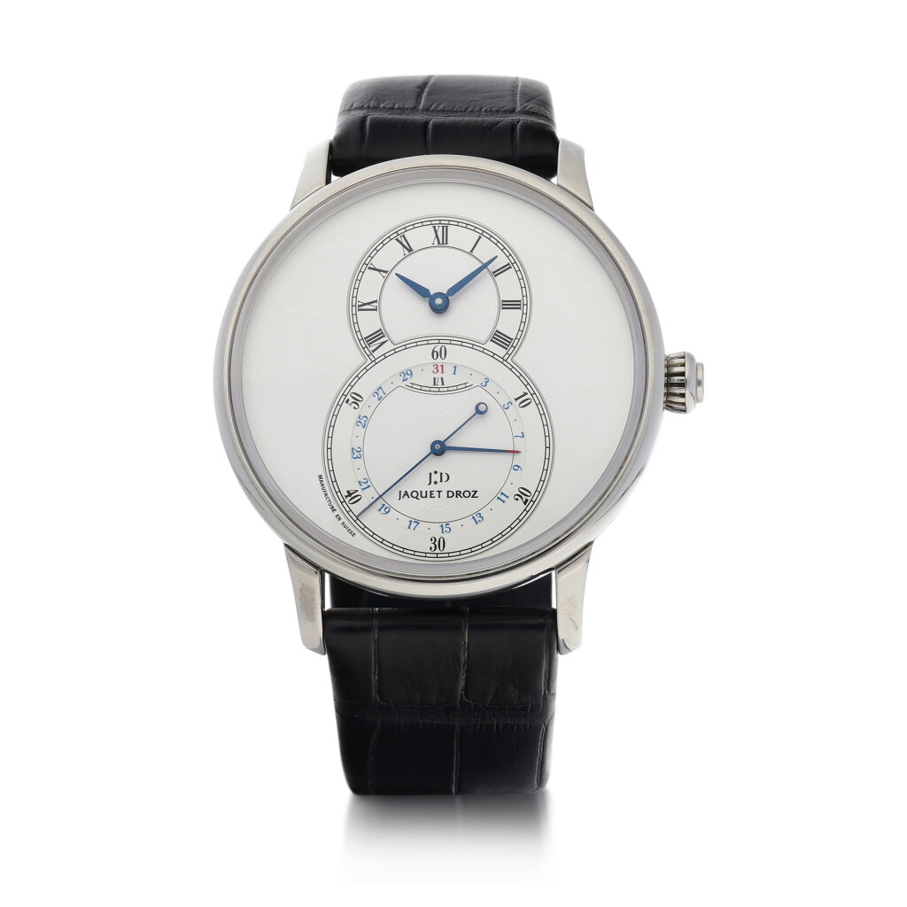 View full screen - View 1 of Lot 8119. Jaquet Droz | Grande Seconde, Reference J007030, A stainless steel wristwatch with date, Circa 2016 | 雅克德羅 | Grande Seconde 型號J007030 精鋼腕錶,備日期顯示,約2016年製.
