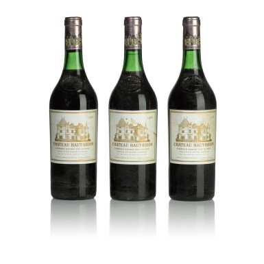 View full screen - View 1 of Lot 43. Château Haut Brion 1966 (6 BT).