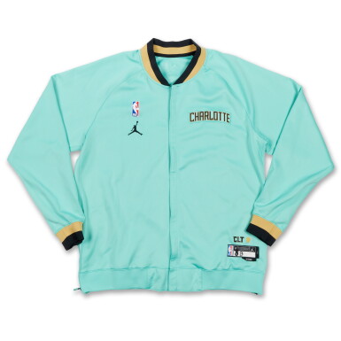 View full screen - View 1 of Lot 229. Nick Smith Jr. Charlotte Hornets 2024-2025 City Edition Warmup Set | Probable Wear.