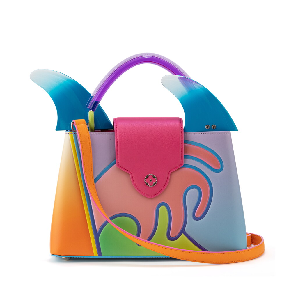 View full screen - View 1 of Lot 1029. Limited Edition Multicolor calfskin ArtyCapucines Silver Hardware by Alex Israel, 2019.