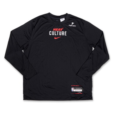 View full screen - View 1 of Lot 142. Orlando Robinson Miami Heat 2023-2024 City Edition Warmup Set .