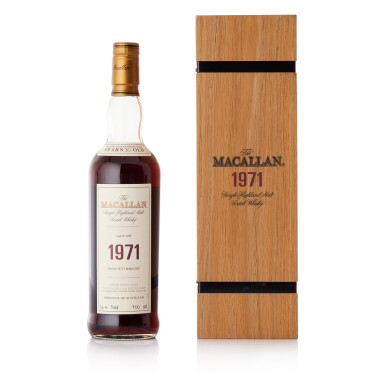 View full screen - View 1 of Lot 303. The Macallan Fine & Rare 30 Year Old 56.4 abv 1971 (1 BT70).