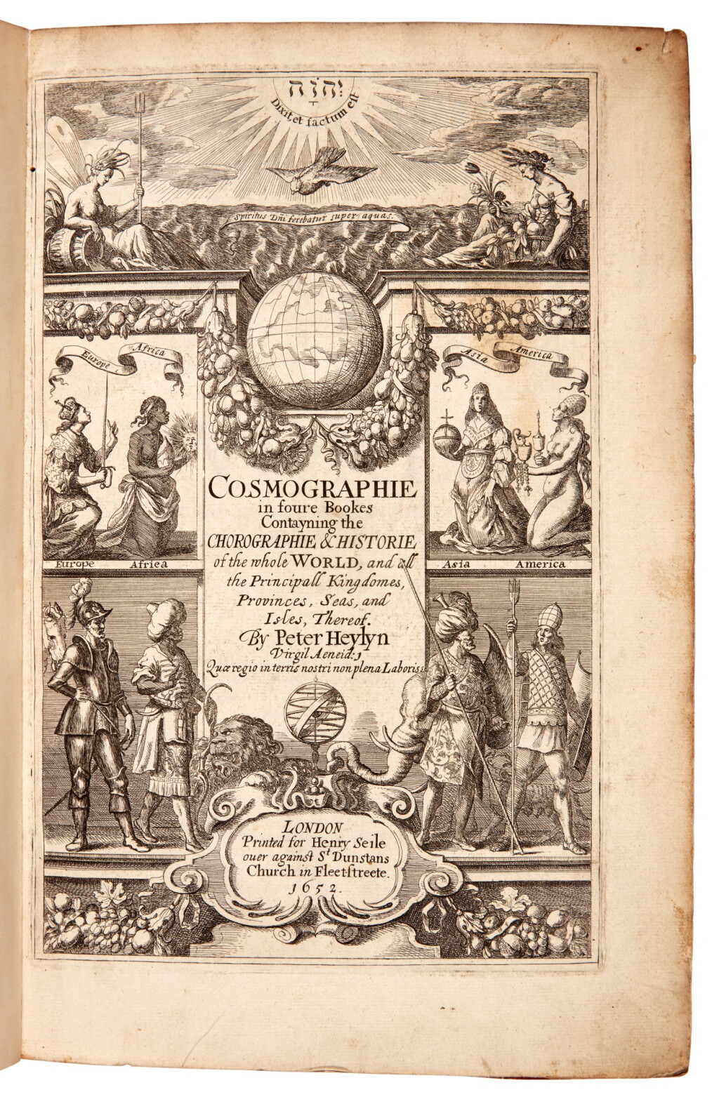View full screen - View 1 of Lot 28. Peter Heylyn | Cosmographie, 1652.