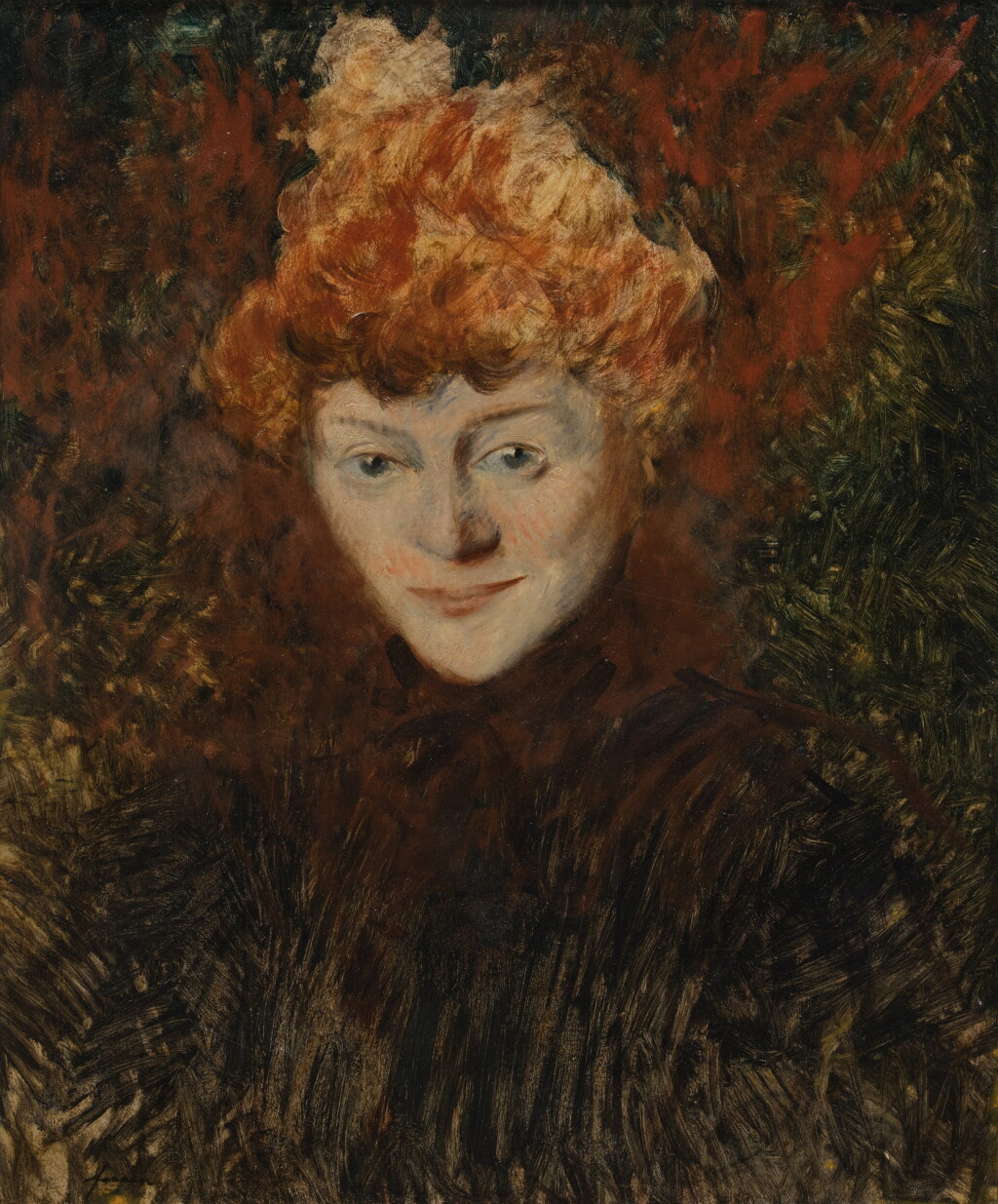 View full screen - View 1 of Lot 124. Portrait d'Yvette Guilbert.