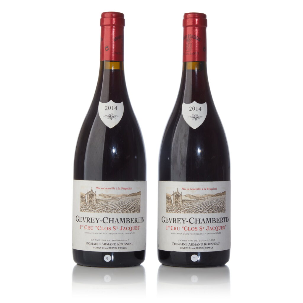View full screen - View 1 of Lot 373. Gevrey Chambertin, Clos St. Jacques 2014 Domaine Armand Rousseau (2 BT).