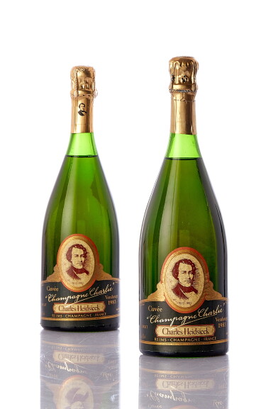 View full screen - View 1 of Lot 7775. Charles Heidsieck, Champagne Charlie 1983 (2 BT).