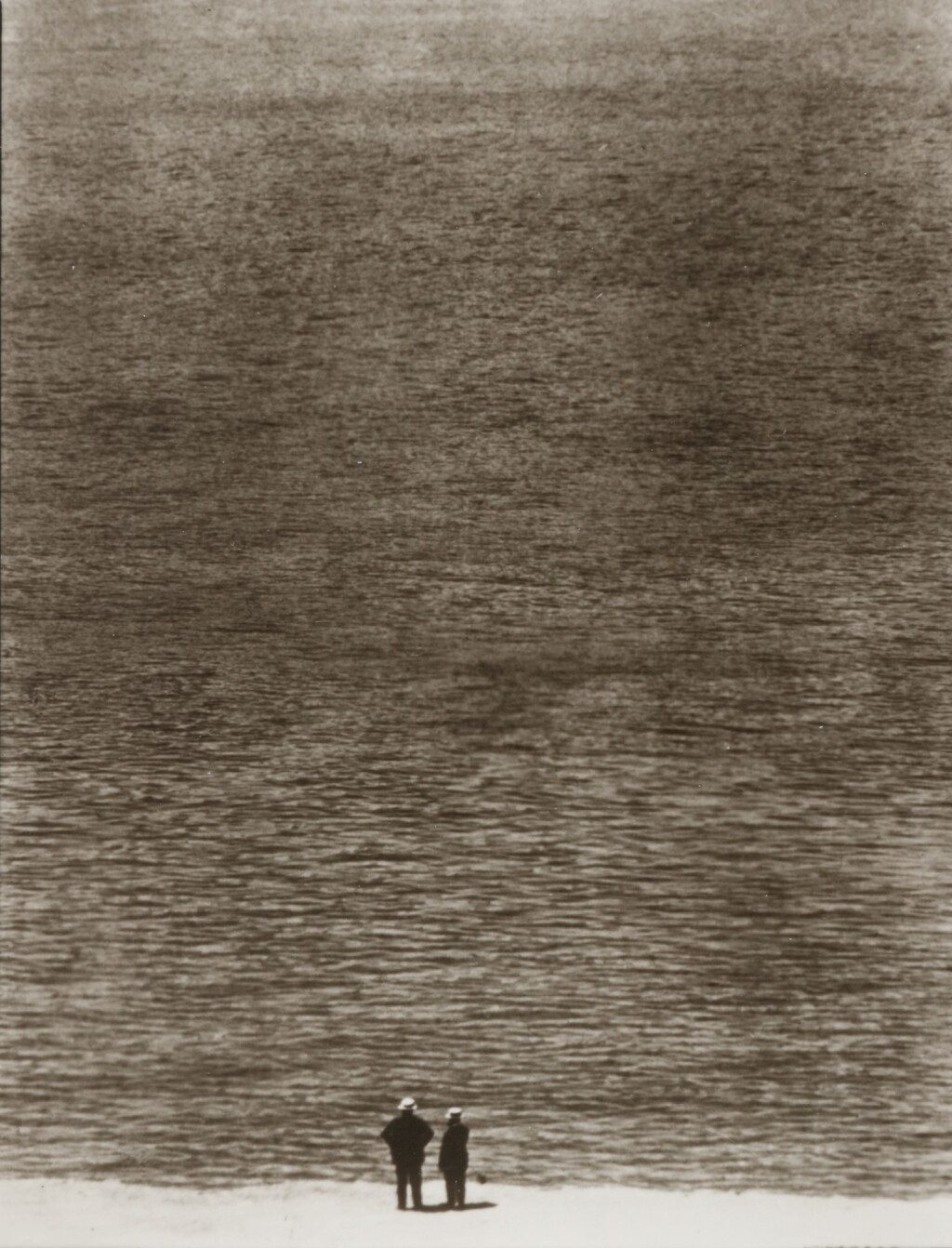 View full screen - View 1 of Lot 17. Two Men by the Sea.