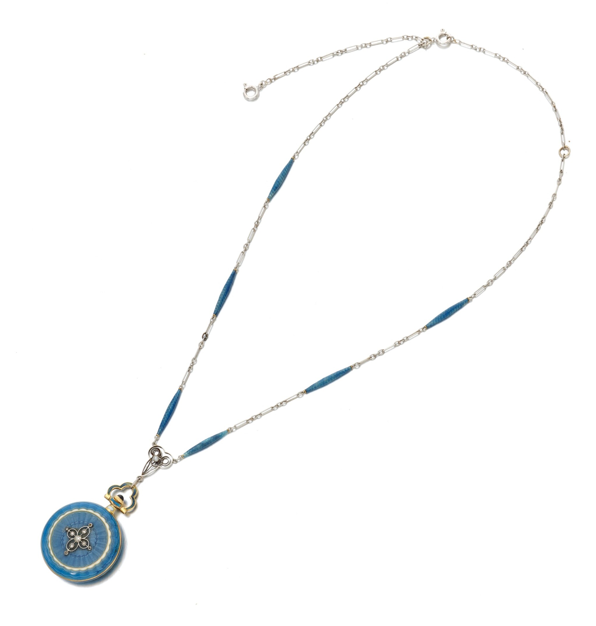 Everlead medaglione in acciaio inox 316 e vetro precompresso ciondolo pendente con diamanti