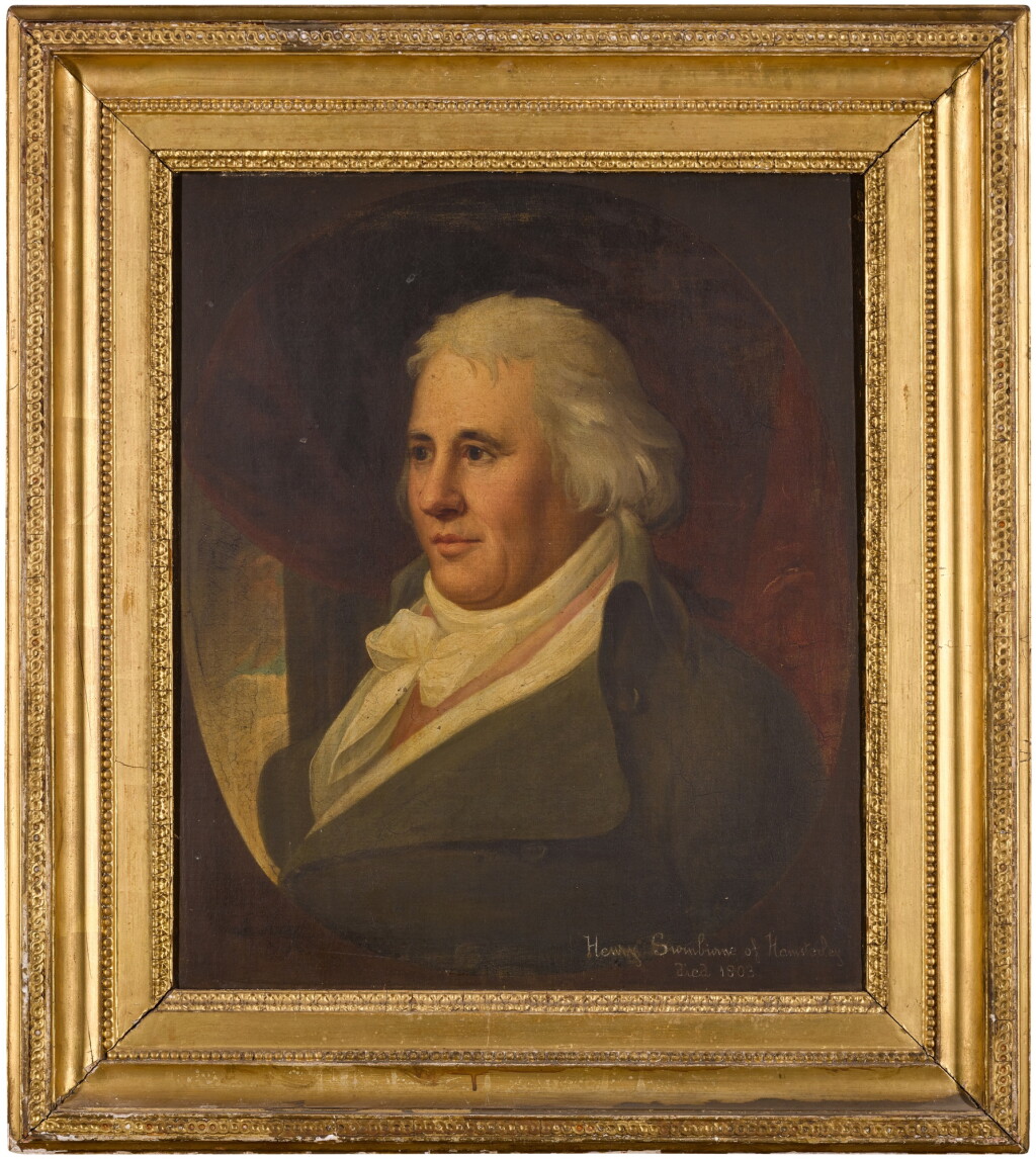 View full screen - View 1 of Lot 184. Portrait of Henry Swinburne (1743-1803).