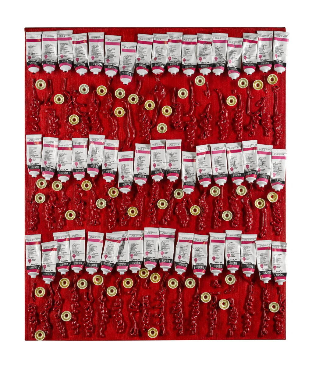 View full screen - View 1 of Lot 474. Red Paint Tubes.