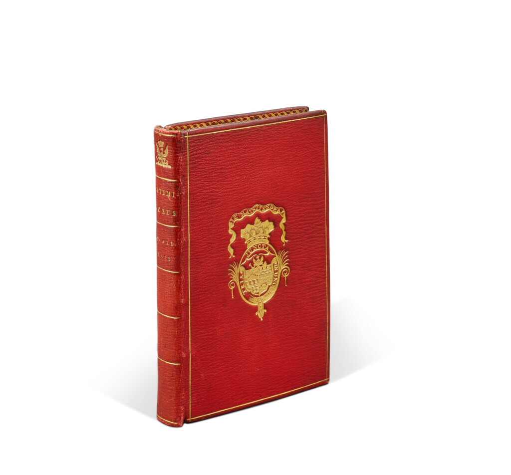 View full screen - View 1 of Lot 156. Artemidorus, De somniorum interpretatione libri quinque, Venice, Aldus, 1518, later red morocco gilt.