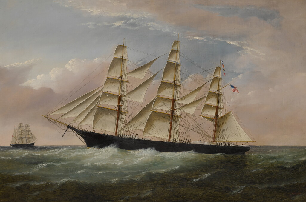 View full screen - View 1 of Lot 1018. The American Clipper Ship Raphael.