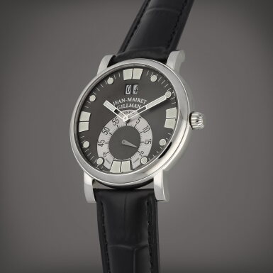 View full screen - View 1 of Lot 63. Grande Date | A limited edition stainless steel wristwatch with digital date display | Circa 2005.