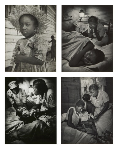 View full screen - View 1 of Lot 918. Selected Images from Nurse Midwives Series (8 photographs).