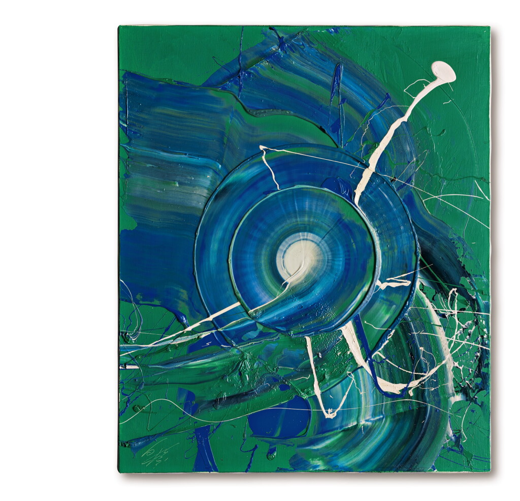 View full screen - View 1 of Lot 610. Kazuo Shiraga 白髮一雄 | Chorin - Clear Wheel 澄輪.