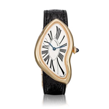 View full screen - View 1 of Lot 2187. Crash, Reference 2463 | A pink gold wristwatch, Circa 2000 | 卡地亞 | Crash 型號2463 粉紅金腕錶,約2000年製 .