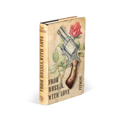 View full screen - View 1 of Lot 55. Ian Fleming | From Russia, With Love, 1957, signed by dust-jacket artist Richard Chopping.