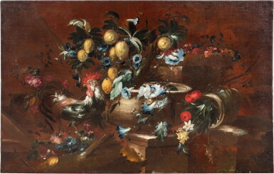 View full screen - View 1 of Lot 643. Still Life with Rooster.
