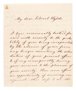 Prince Albert | Autograph letter signed, to Colonel Wylde, 22 February 1846