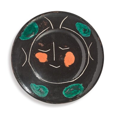 View full screen - View 1 of Lot 11. PABLO PICASSO | SERVICE VISAGE NOIR (A. R. 41).