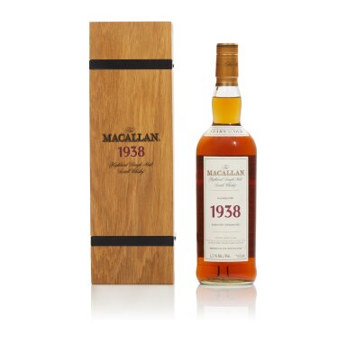 View full screen - View 1 of Lot 8. The Macallan Fine & Rare 31 Year Old 43.0 abv 1938 (1 BT75).