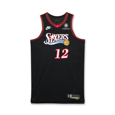 View full screen - View 1 of Lot 37. Trendon Watford Philadelphia 76ers 2025-2026 Game Worn Classic Edition Jersey .