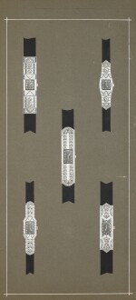 Design of five wristwatches with accompanying NFT Circa 1960