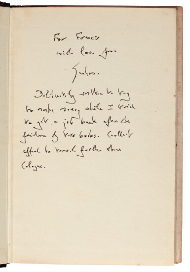 View full screen - View 1 of Lot 127. GREENE | Stamboul Train, 1951, presentation copy.