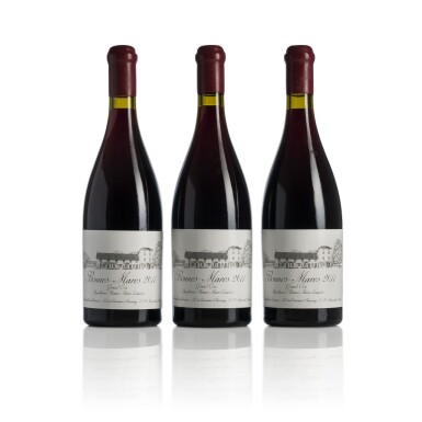 View full screen - View 1 of Lot 113. Bonnes Mares 2011 Domaine d'Auvenay (3 BT).